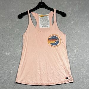 Aviator Nation Venice Beach CA Scoop Tank Top Small Peach Rad Surf Sleeveless